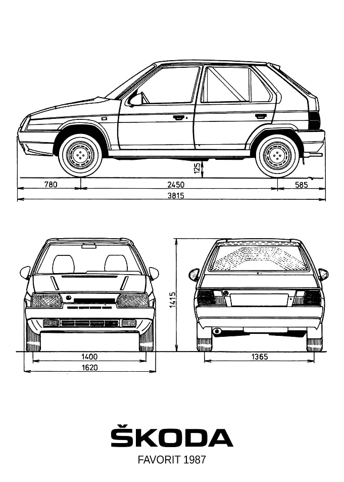 BNW Skoda Favorit 1987