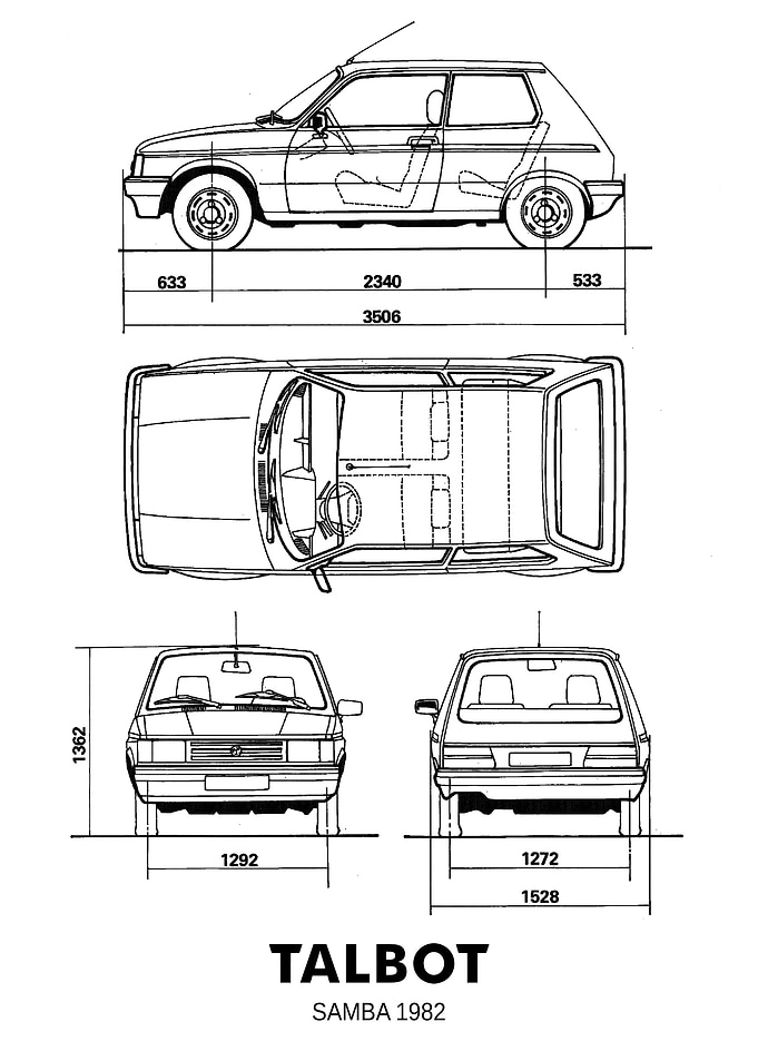 BNW Talbot Samba 1982