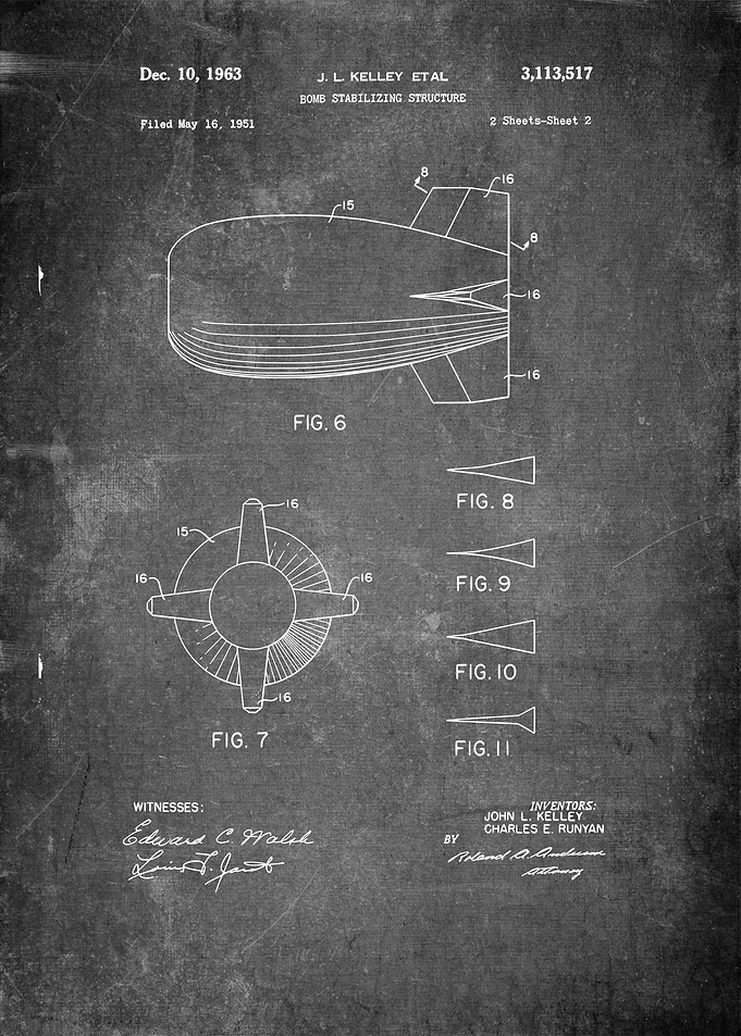 Bombs Patent Art