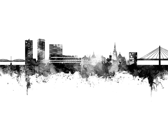 Umea Skyline Sweden