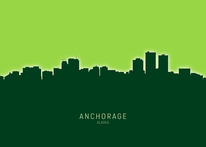 Anchorage Skyline Alaska