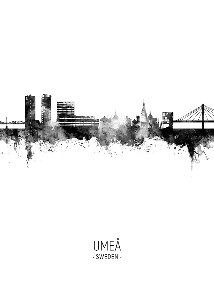 Umea Skyline Sweden
