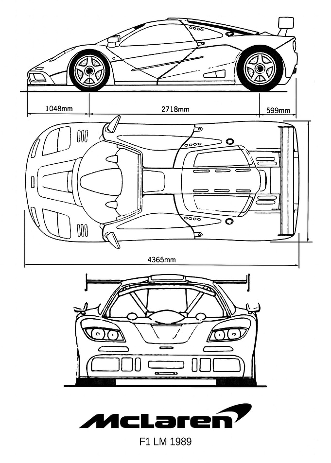 BNW McLaren F1 LM 1989
