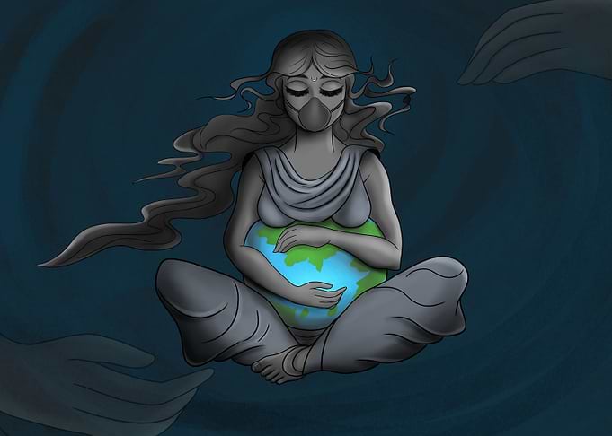 Earth digital painting