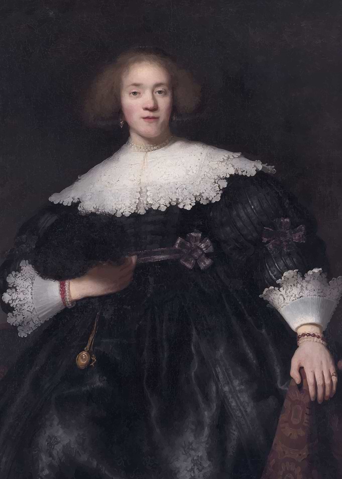 Pendant portraits Rembrand