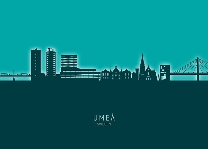 Umea Skyline Sweden