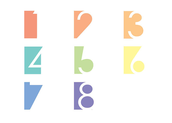 1 to 8