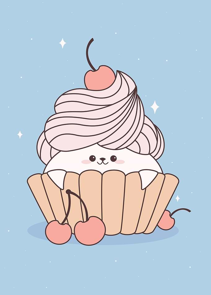 Seal cupcake