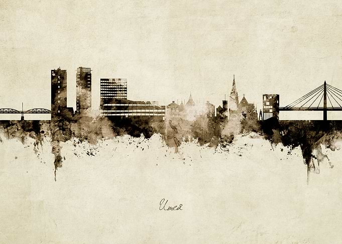 Umea Skyline Sweden
