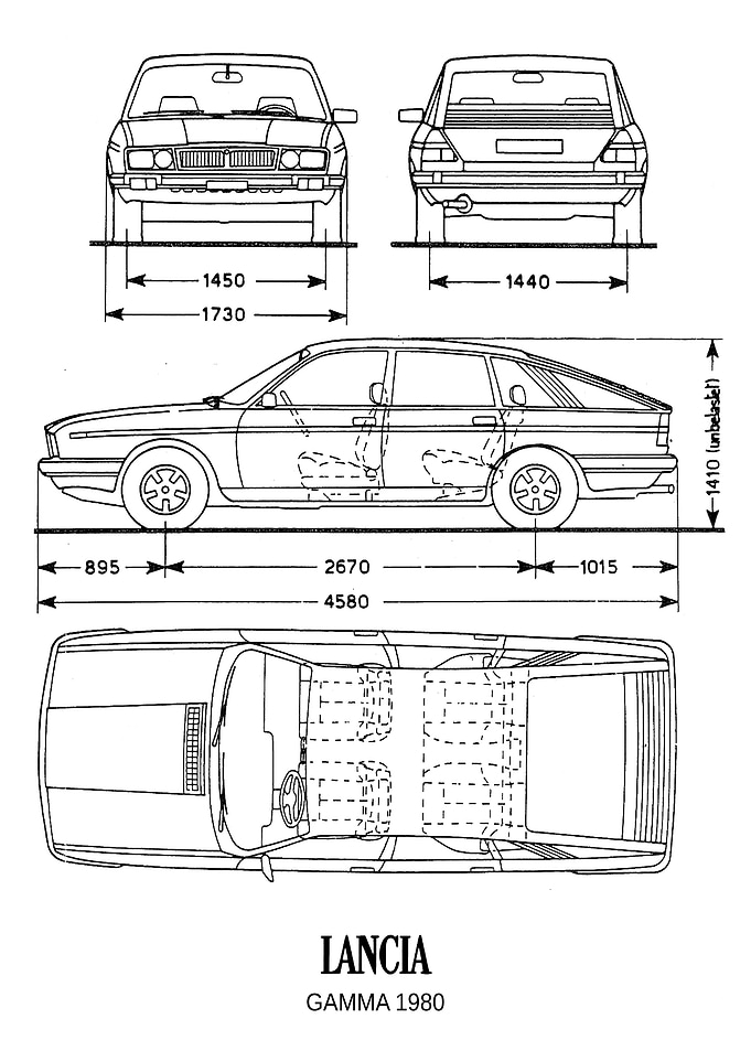 BNW Lancia Gamma 1980