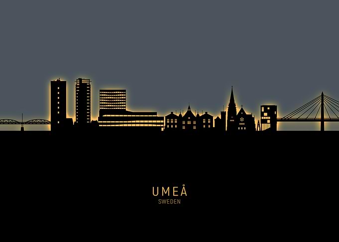 Umea Skyline Sweden