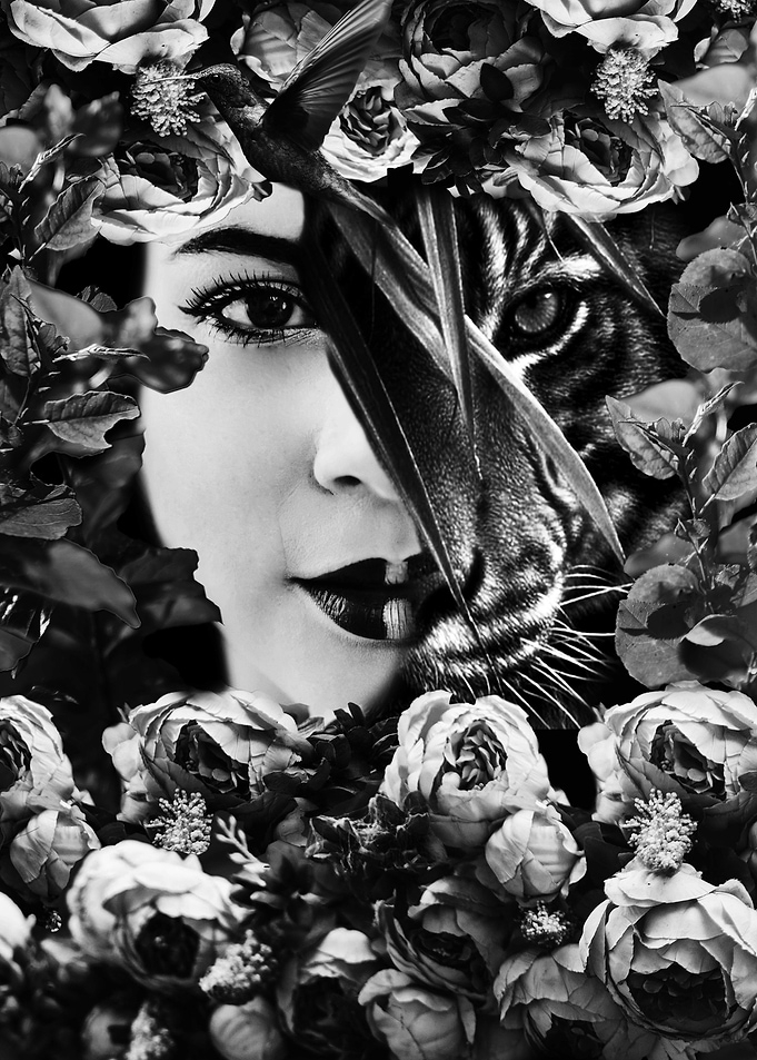 Surreal tiger queen