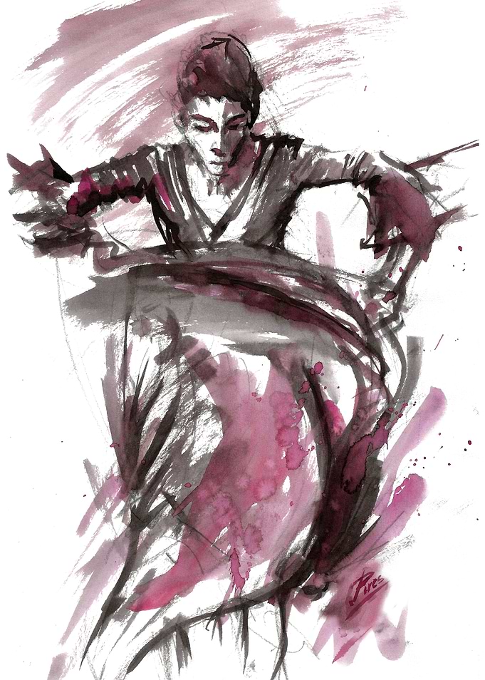 Flamenco woman dancer