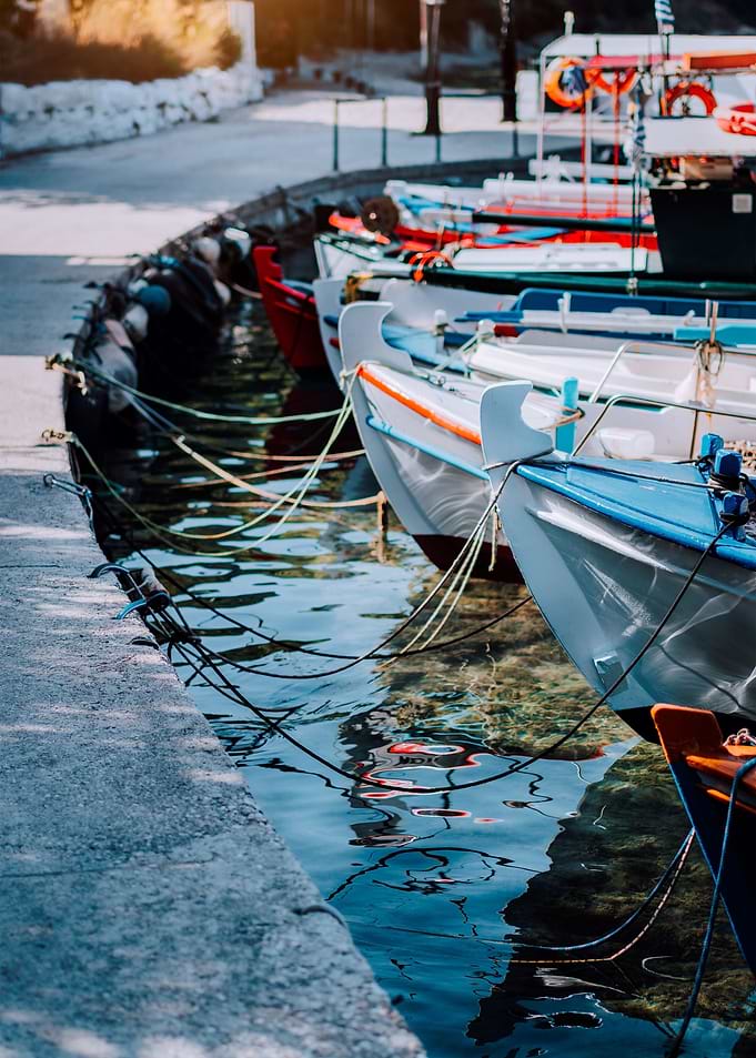 Colorful Fishing Boats Doc