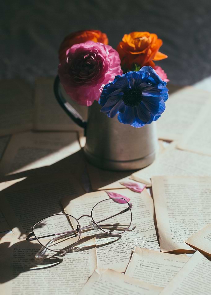 The writers study