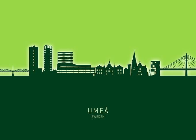 Umea Skyline Sweden