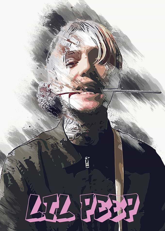 lil peep poster