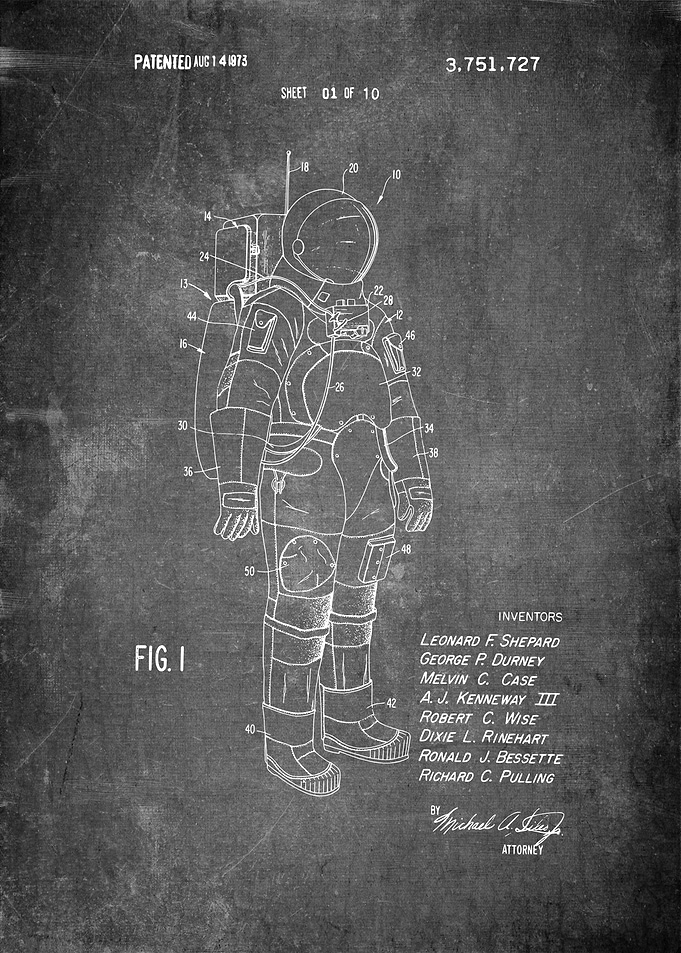Astronaut Patent Art