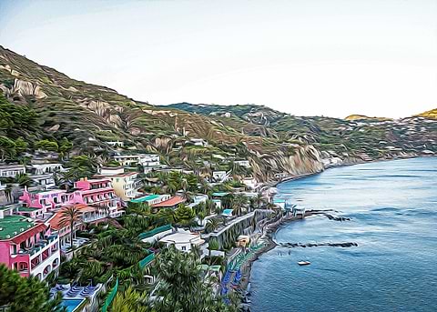 Stunning village in Ischia