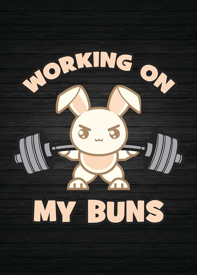 Working On My Buns Rabbit