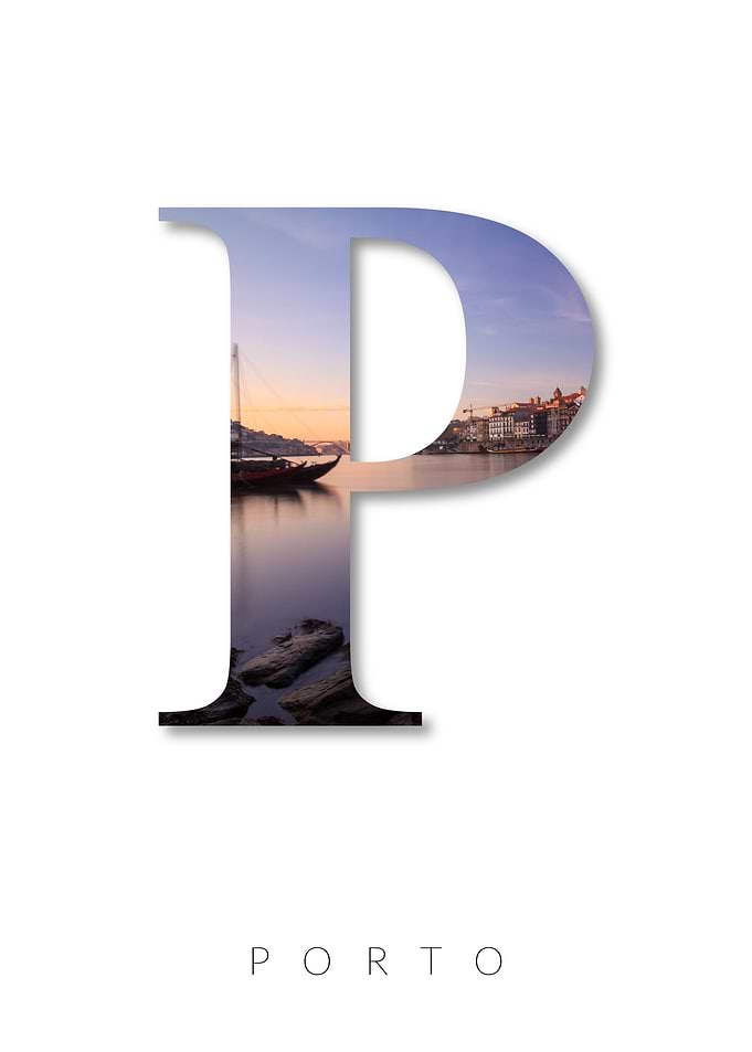 Alphabet Letter P Porto