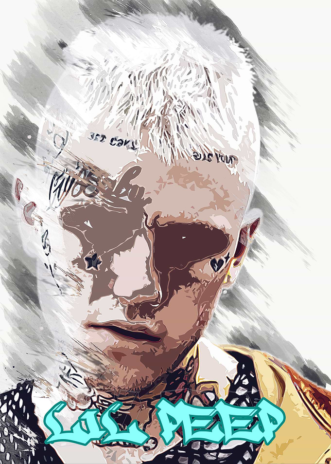 lil peep music art 1