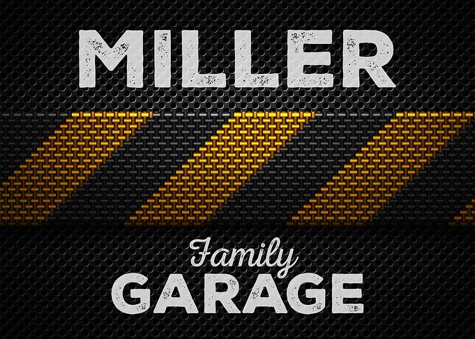 Miller Family Garage Dark