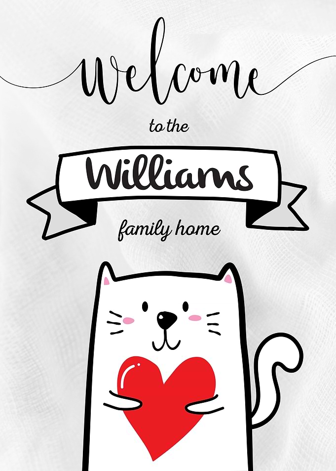 Williams Family Home Cat
