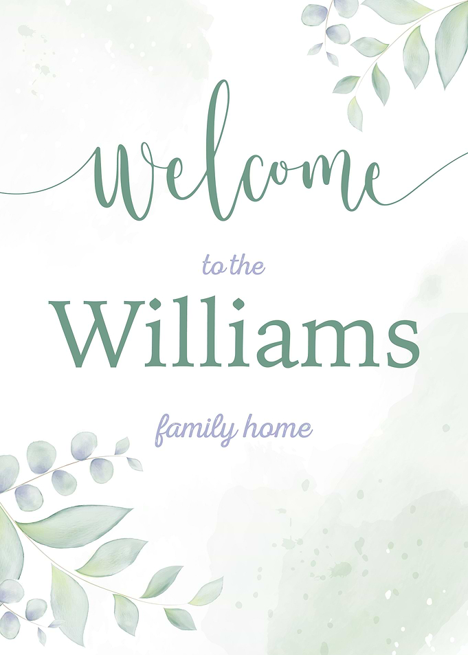 Welcome Williams Family