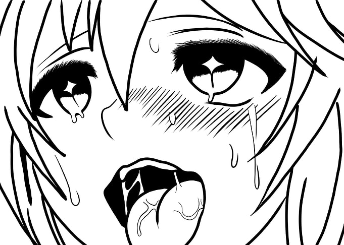 Excited Anime Girl