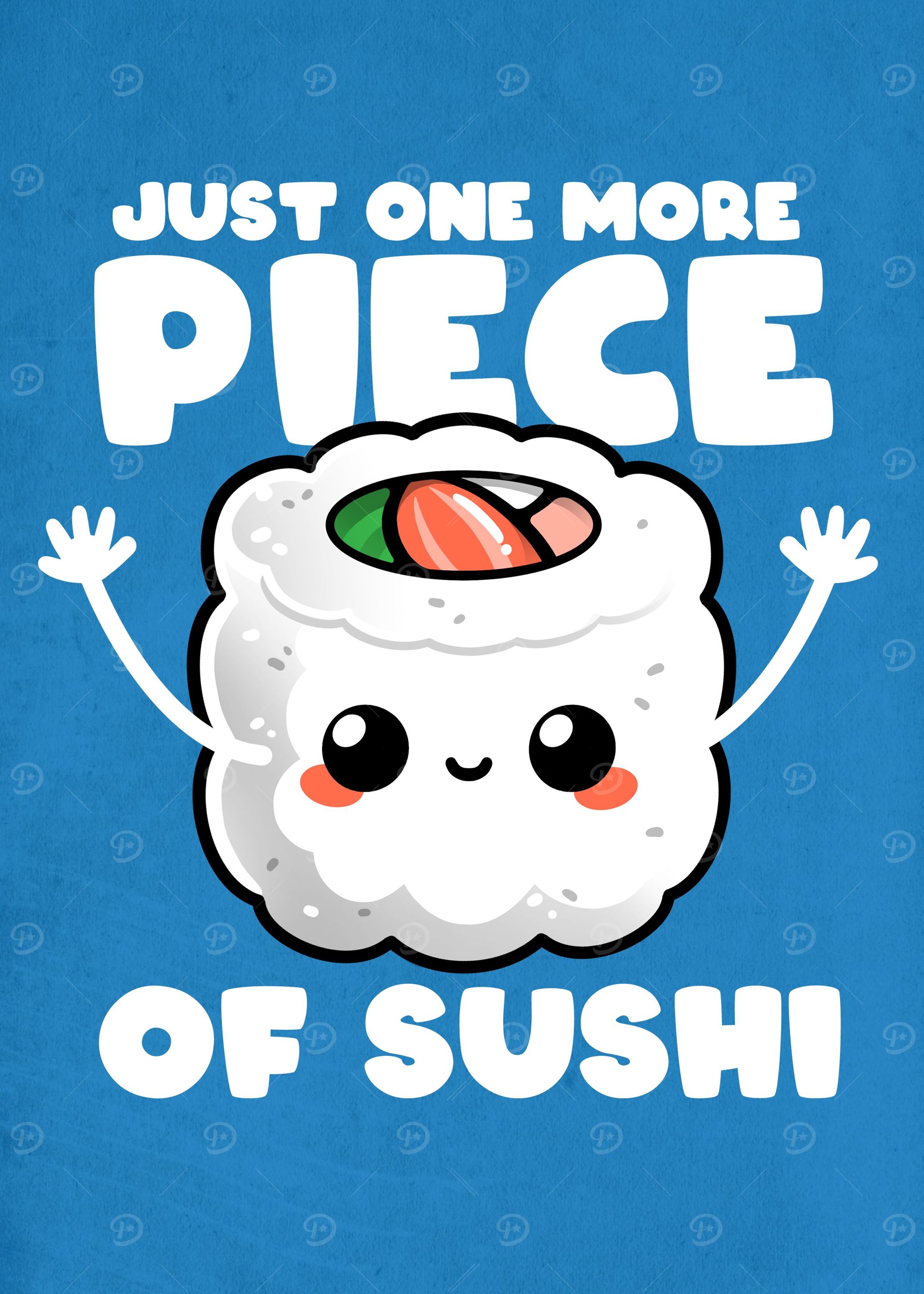 one more piece of sushi