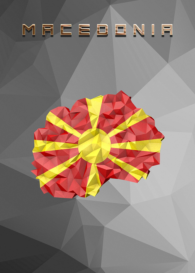 Macedonia Country Map