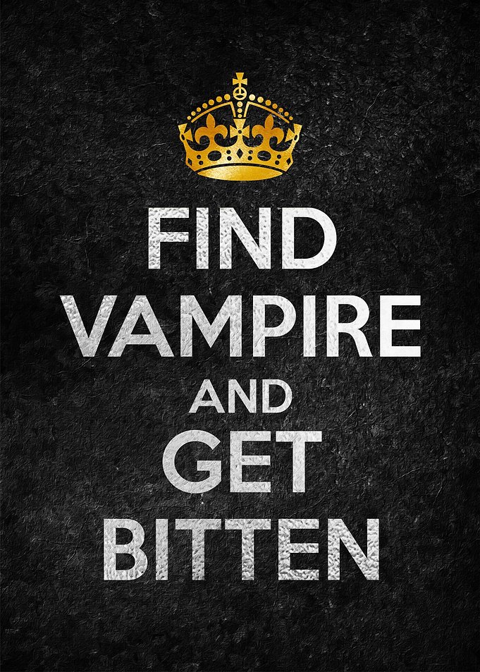 FIND VAMPIRE GET BITTEN