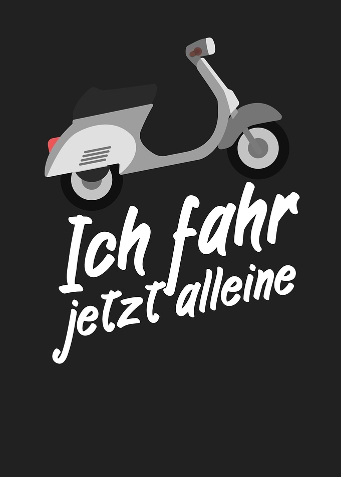 Ich fahr jetzt allleine