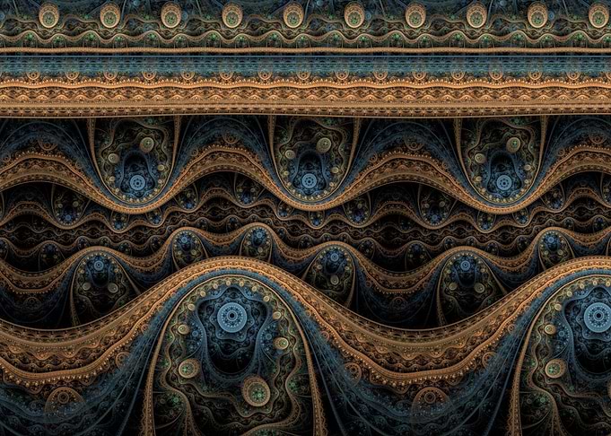 Blue and Gold Lace