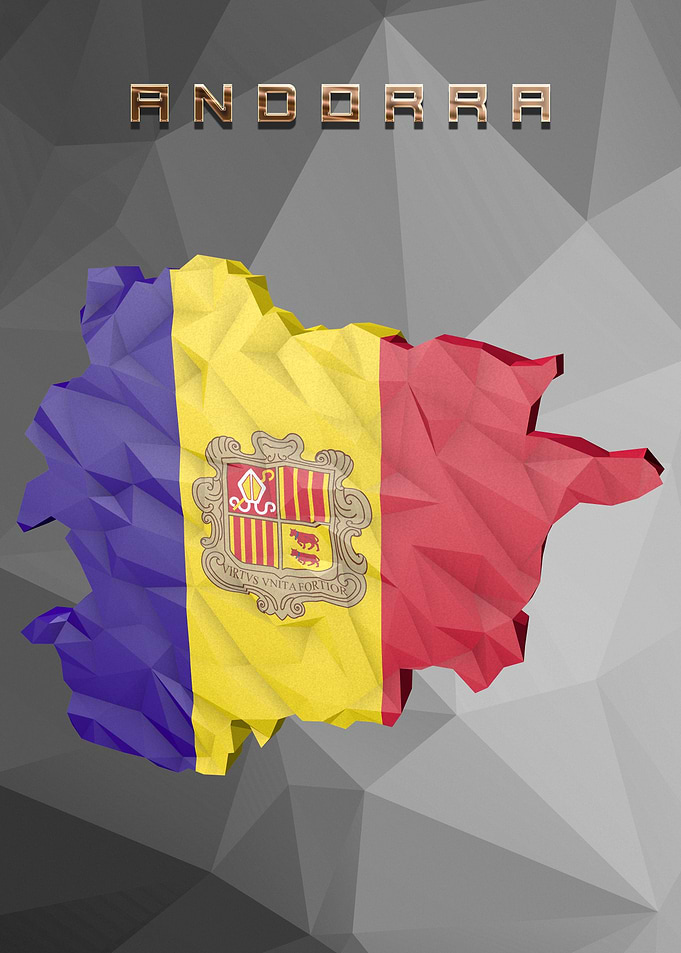 Andorra Country Map