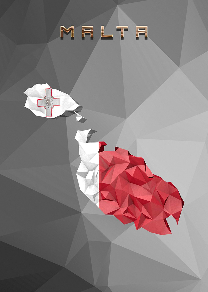 Malta Country Map