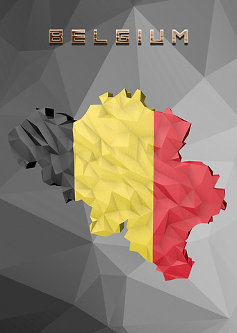 Belgium Country Map