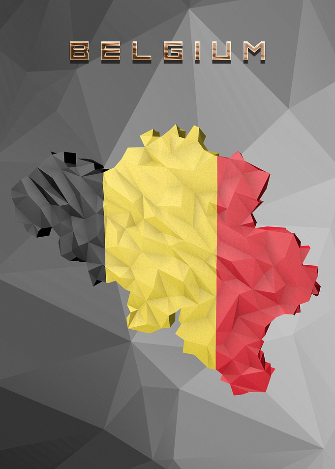 Belgium Country Map