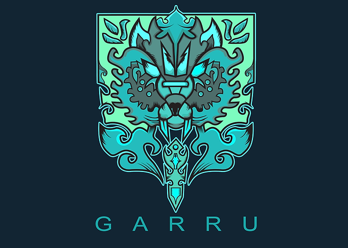 Garru wolf illustration
