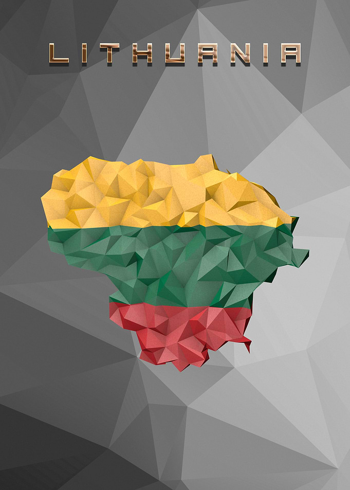 Lithuania Country Map