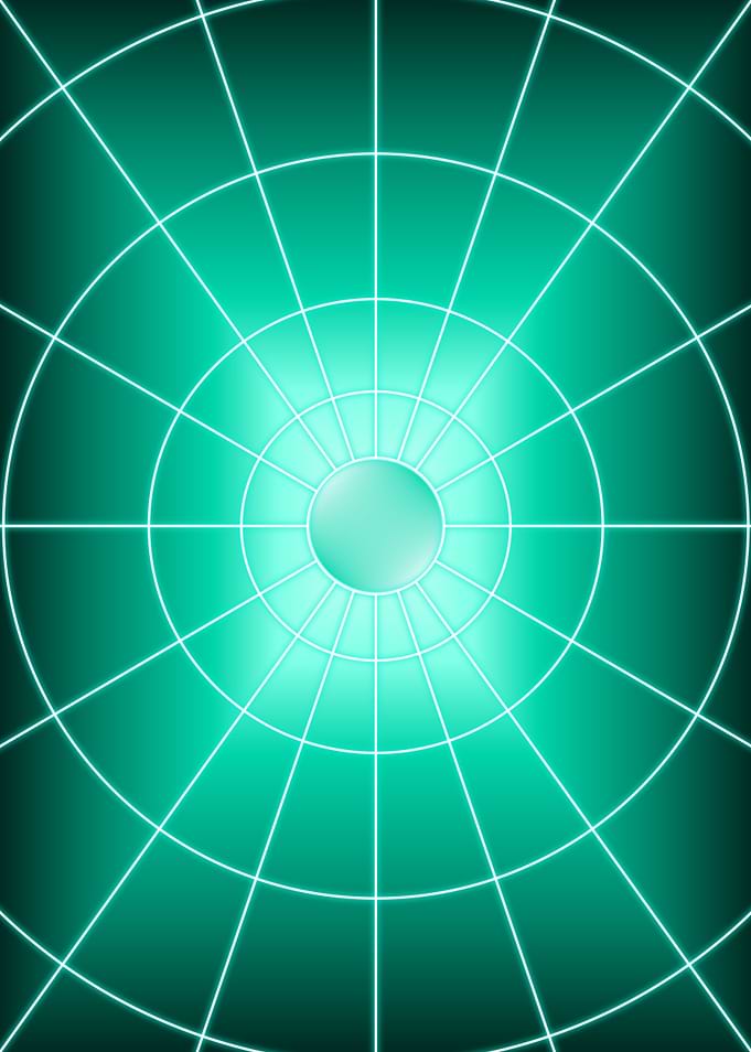 Turquoise Circle Dark