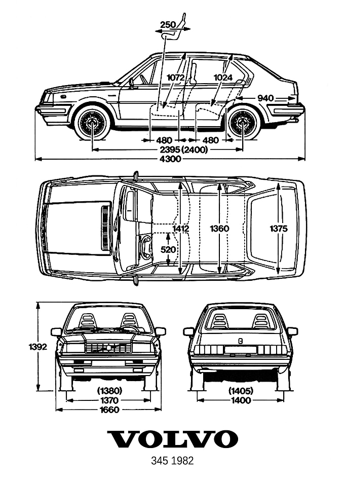 BNW Volvo 345 1982