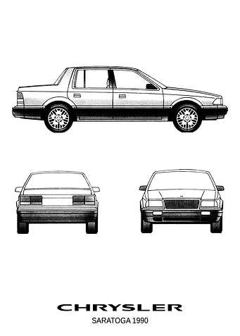 BNW Chrysler Saratoga 1990