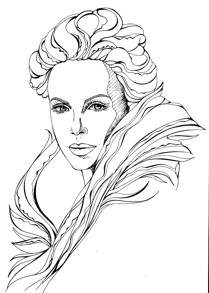 Charlize drawing