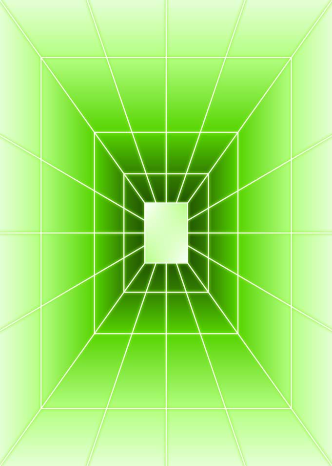 Green Rectangle Light