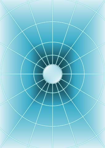 Blue Circle Light
