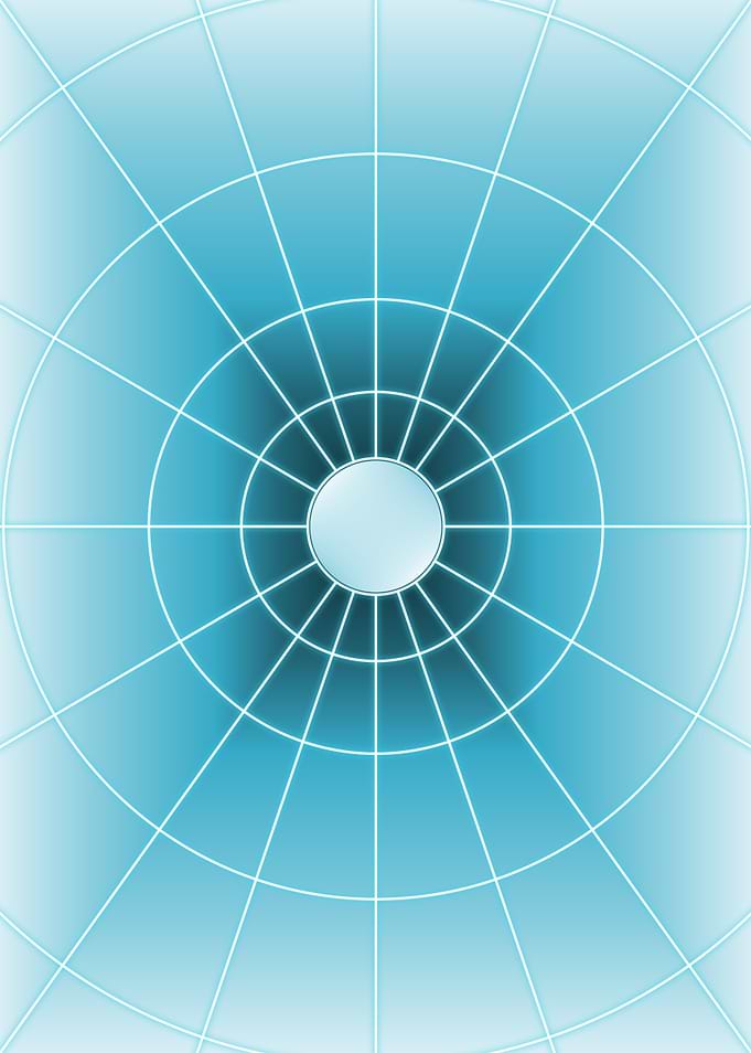 Blue Circle Light