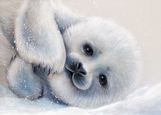 Baby fur seal