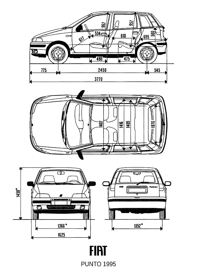 BNW Fiat Cinquecento 1996